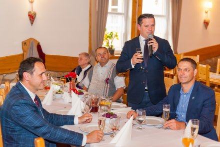 Fragment uroczystości jubileusz 50, 60 i 65-lecia pożycia małżeńskiego